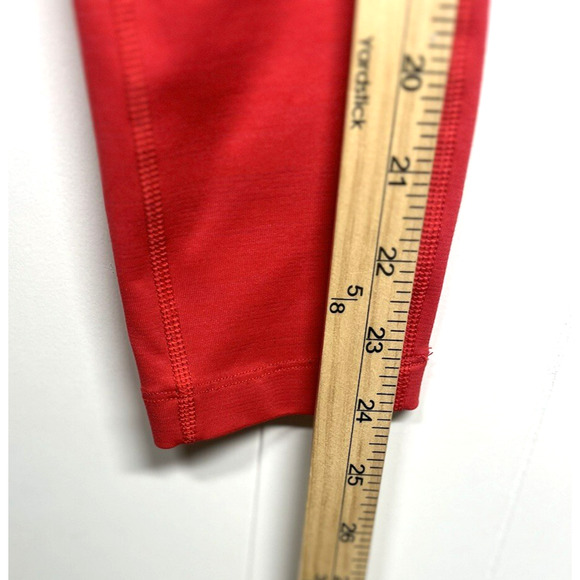 Outdoor Voices Core TechSweat 7/8 Leggings Size XS Mid Rise Hidden Pocket Red - Picture 5 of 7